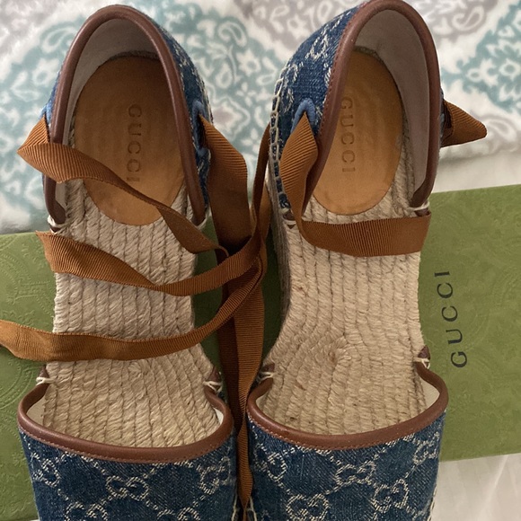 Authentic very gently used Gucci sandals. Only worn once. - Picture 5 of 5